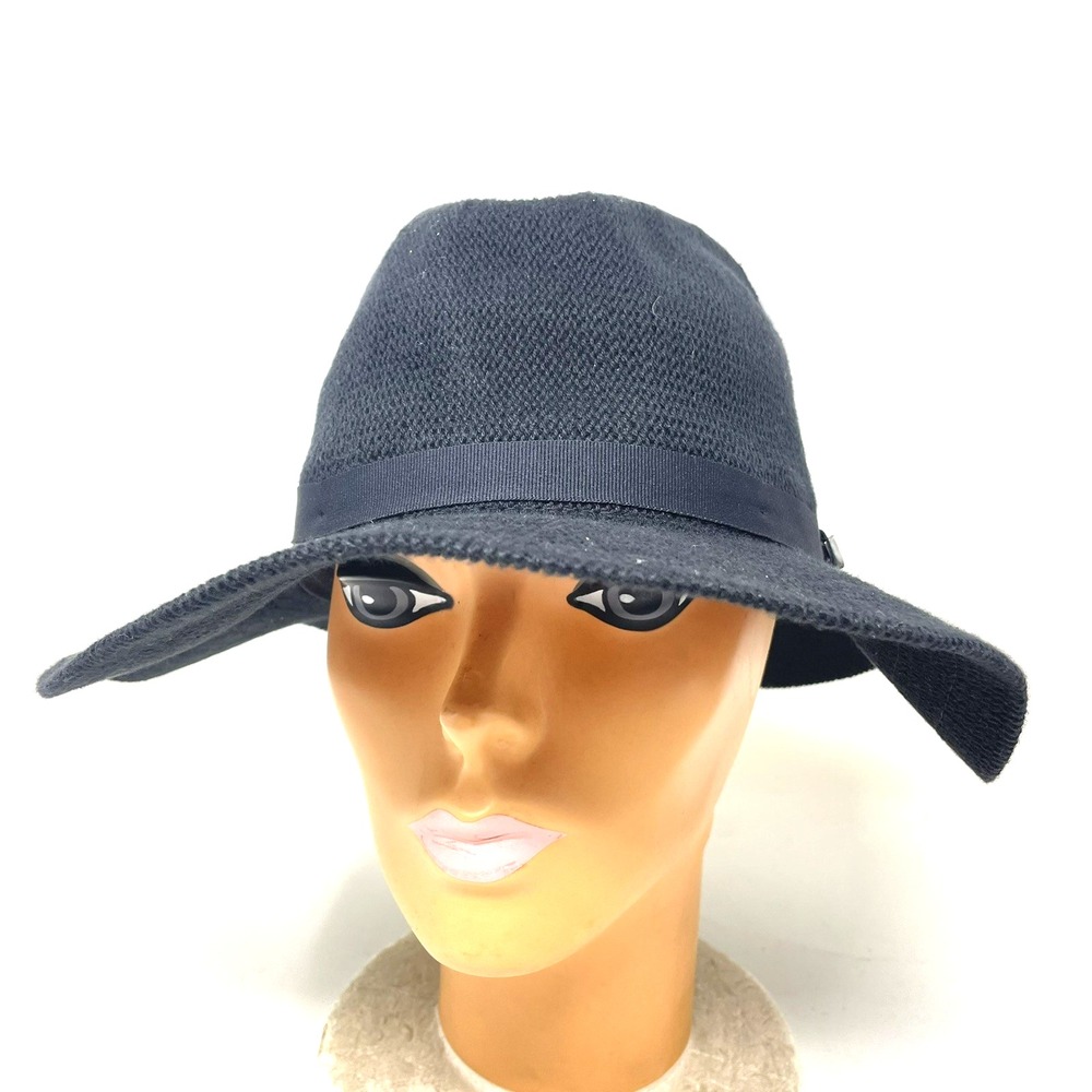 Brixton‎ Black Hat Floppy Size Small Cotton Blend Boho Classic Festival Packable